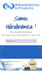 Mobile Screenshot of hidrodinamicayproyectos.com